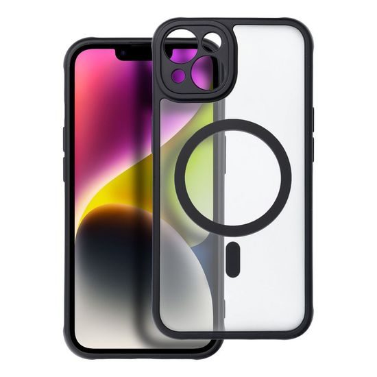 Obal / kryt na Apple iPhone 14 černý - Matte Mag Cover