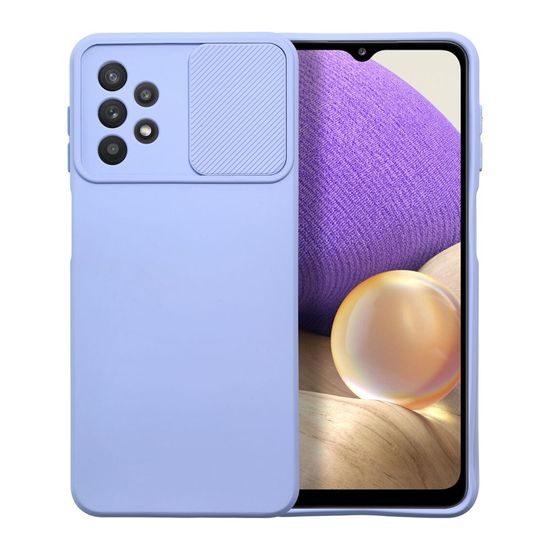 Obal / kryt na Samsung Galaxy A32 5G fialový - SLIDE Case