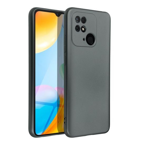 Obal / kryt na Xiaomi Redmi 10C sivý - METALLIC