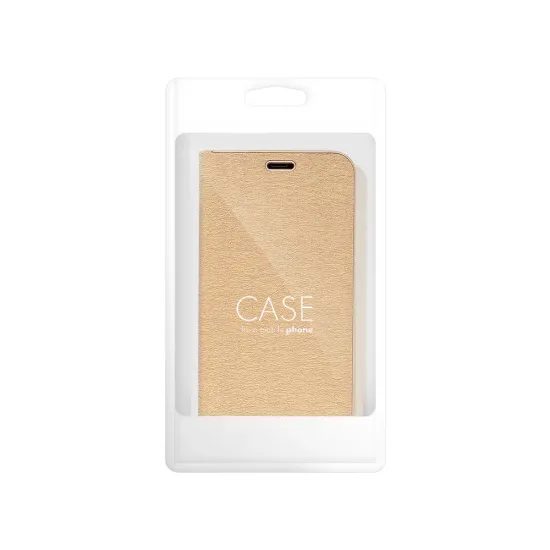 Pouzdro / obal na Samsung Galaxy A56 5G zlaté - Luna Book Gold