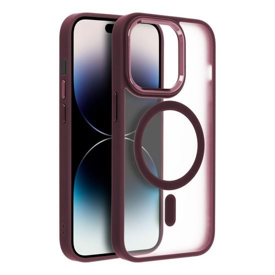 Obal / kryt na Apple iPhone 15 PRO fialové - Matný kryt Mag