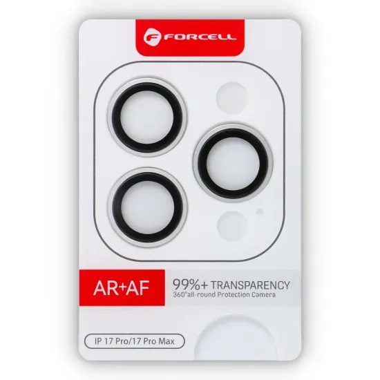 Tvrzené / ochranné sklo fotoaparátu Apple iPhone 17 Pro/17 Pro Max stříbrné - Forcell