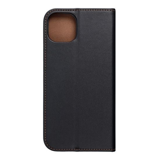 Pouzdro / obal na Apple iPhone 14 Plus ( 6.7 ) černý - knížkový Leather Forcell case SMART PRO