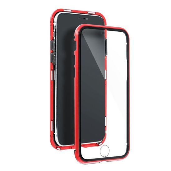 Obal / kryt na Samsung Galaxy S21 PLUS červené Magneto 360