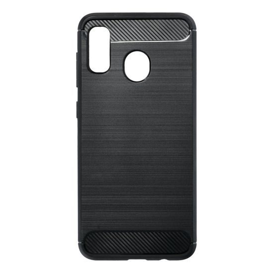 Obal / kryt pre Samsung Galaxy A30 čierny - Forcell CARBON