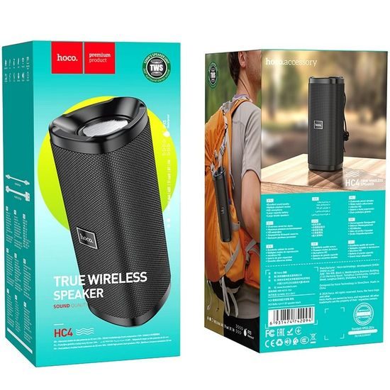 Bluetooth reproduktor HC4 Bella sports, černá - HOCO