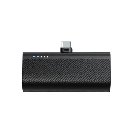Powerbanka 5000 mAh s vestavěným konektorem USB-C 2,1A černá - Blue Star