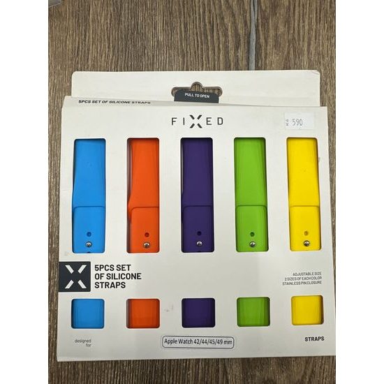 Sada silikonových řemínků pro Apple Watch 42/44/45/46/49 mm - Fixed
