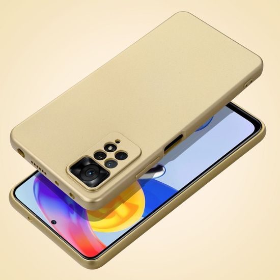 Obal / kryt na Xiaomi Redmi 9C zlatý - Forcell METALLIC