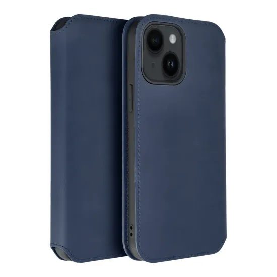 Puzdro / obal na Apple iPhone 16 Pro modré - kniha DUAL POCKET