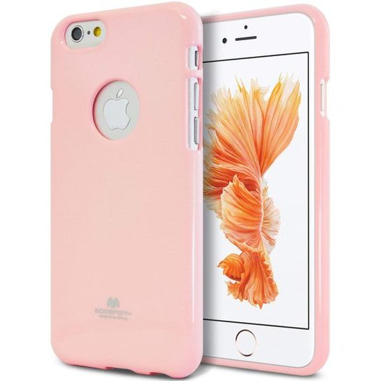 Obal / kryt pre Apple iPhone 6 Plus / 6S Plus svetlo ružové - JELLY