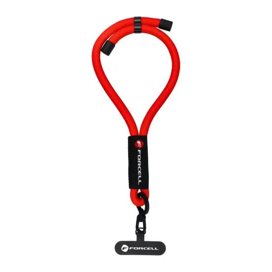 Řemínek na zápěstí červený - FORCELL F-DESIGN R10X40