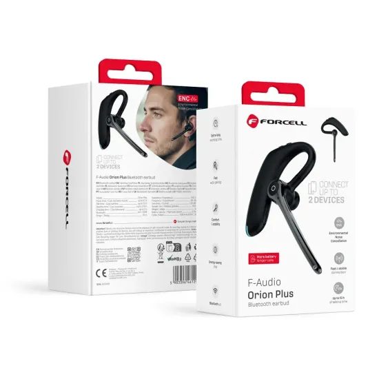 Bezdrátový headset (ENC, Multipoint, BT 6.0 + EDR, 170mah) FORCELL Orion Plus