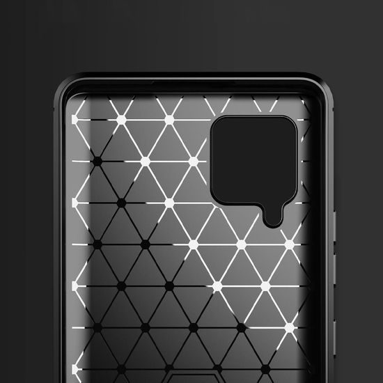 Obal / kryt pre Samsung Galaxy A42 5G čierny - Forcell CARBON Case
