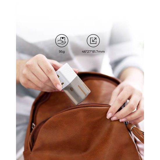 Cestovní univerzální adaptér 35W GaN USB-C + USB-A bílý - VOLTME Vito Go EzTravel