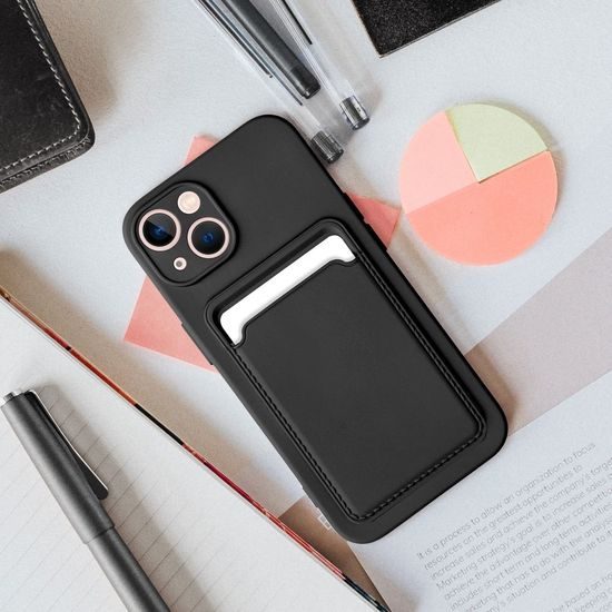 Obal / kryt na Apple iPhone 7 / 8 / SE 2020 / SE 2022 černý - Forcell Card