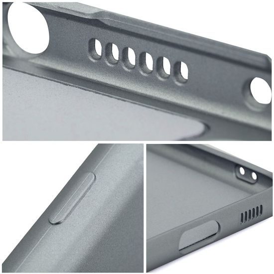 Obal / kryt na Samsung Galaxy A34 5G šedý - METALLIC Case