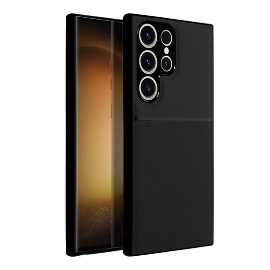 Obal / kryt na Samsung Galaxy S23 Ultra čierny - Forcell NOBLE