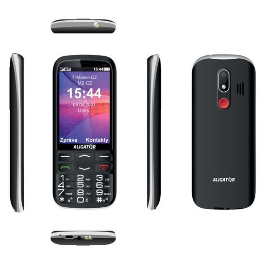 Aligator Senior A830 černý