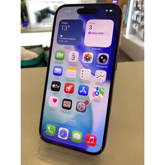 Apple iPhone 16 256GB růžový - použitý (A-)