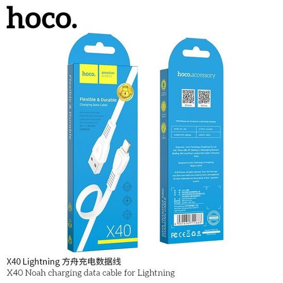 Nabíjecí a datový kabel pro iPhone USB / Lightning 1 m bílý - HOCO Noah NEO
