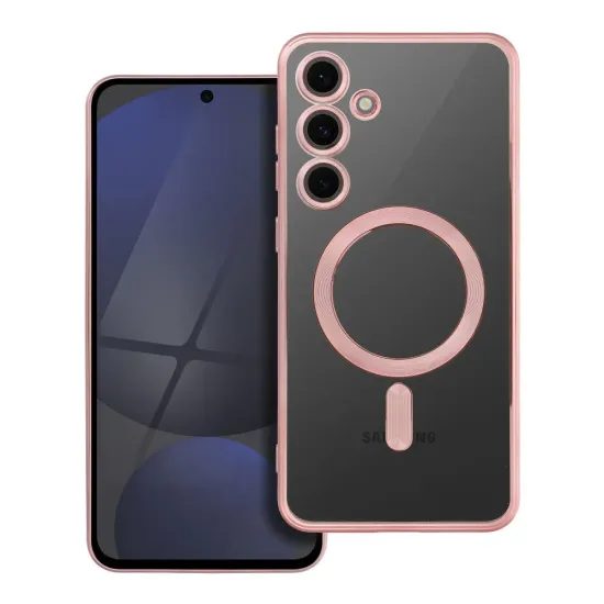 Obal / kryt na Samsung Galaxy S25 FE růžový - ELECTRO MAG COVER