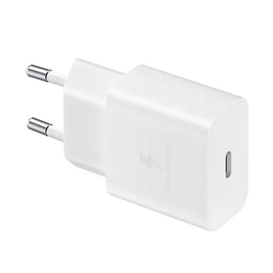 Adaptér / EP-T1510EWE Samsung USB-C 15W Cestovní nabíječka bílá (OOB Bulk)