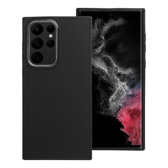 Obal / kryt na Samsung Galaxy S22 Ultra čierny - FRAME