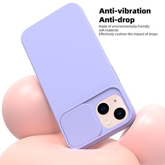 Obal / kryt na Samsung Galaxy A32 5G fialový - SLIDE Case