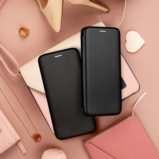 Pouzdro / obal na Xiaomi Redmi 10 černé - knížkové Forcell Elegance