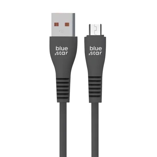 Nabíjecí kabel USB A / Micro USB 2A 12W černý 1m - Bluestar