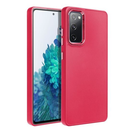 Obal / kryt na Samsung Galaxy S20 FE / S20 FE 5G frame - purpurový