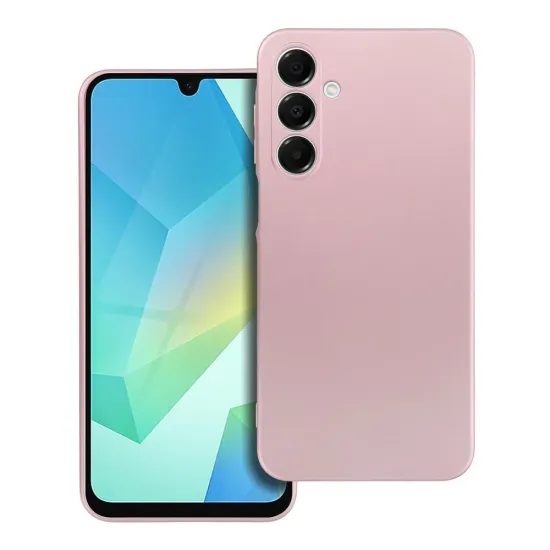 Obal / kryt na Samsung Galaxy A16 5G / A16 4G růžový - METALLIC