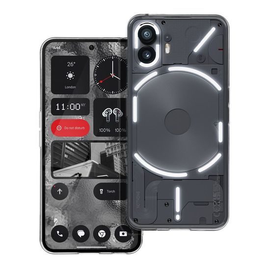 Obal / kryt na NOTHING Phone 2 - Transparent - CLEAR Case