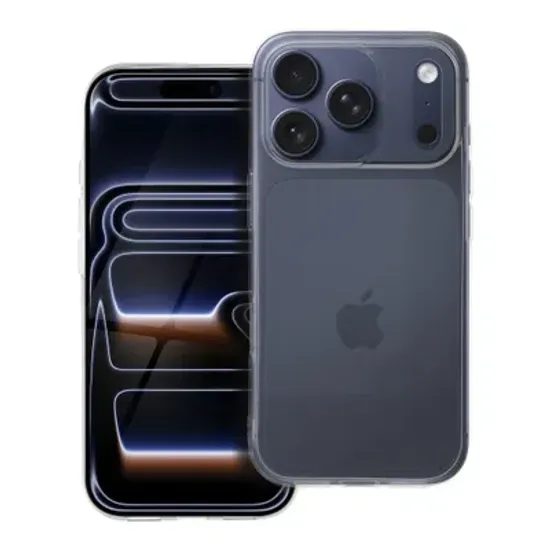 Obal / kryt na Apple iPhone 17 Pro průhledný - CLEAR 2mm