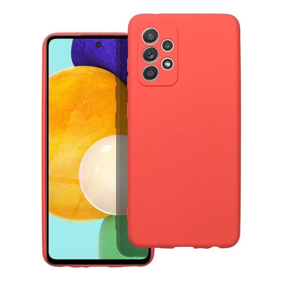 Obal / kryt pre Samsung Galaxy A52 5G / A52 LTE / A52S ružový - Forcell SILICONE LITE