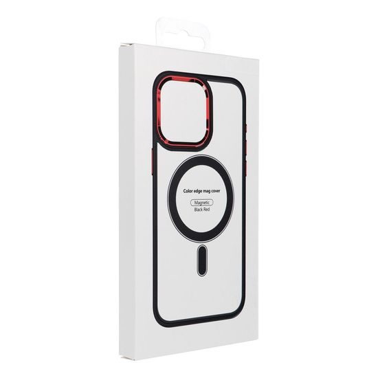 Obal / kryt na Apple iPhone 15 Plus čierne - Color Edge Mag Cover