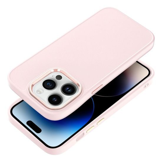 Obal / kryt na Apple iPhone 14 Pro růžový - FRAME