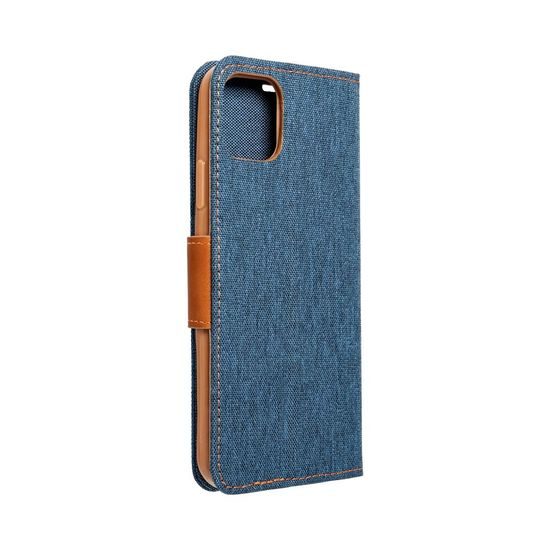 Pouzdro / obal na Xiaomi Redmi NOTE 12 5G modré - knížkové CANVAS Book