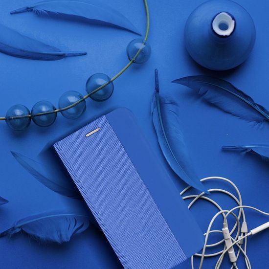 Puzdro / obal na Xiaomi Redmi NOTE 13 PRO 5G modré - kniha SENSITIVE