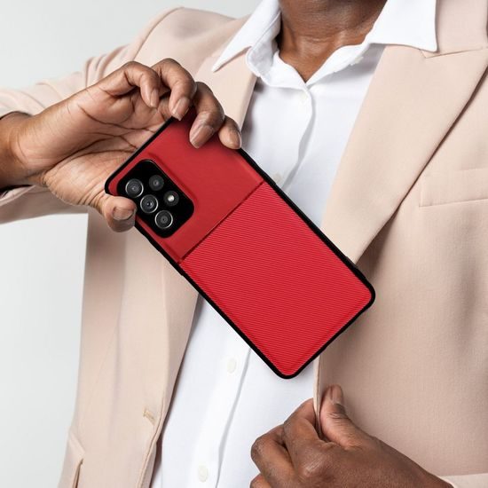 Obal / kryt na Samsung Galaxy A05s červený - NOBLE