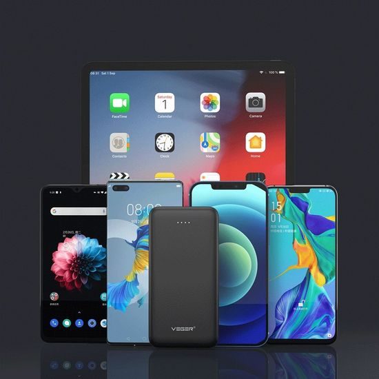 Power Banka VEGER A10 - 10 000mAh černá