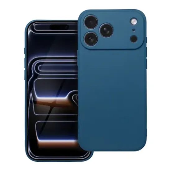 Obal / kryt na Apple iPhone 17 Pro Max modrý - Matt Case