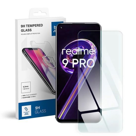 Tvrzené / ochranné sklo na Realme 9 Pro, průhledné- Blue Star