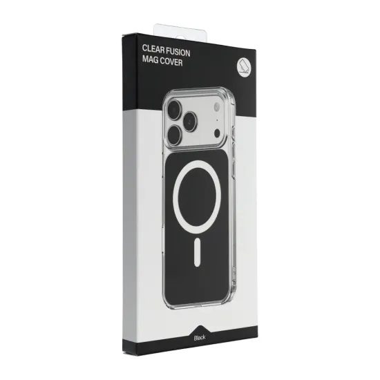 Obal / kryt na Apple iPhone 15 černý - Clear Fusion MagSafe