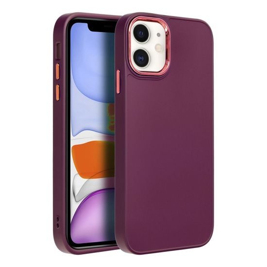 Obal / kryt na Apple iPhone 11 fialové - FRAME