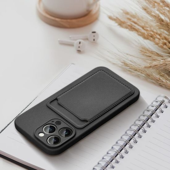 Obal / kryt na Apple iPhone 12 PRO černý Forcell Card