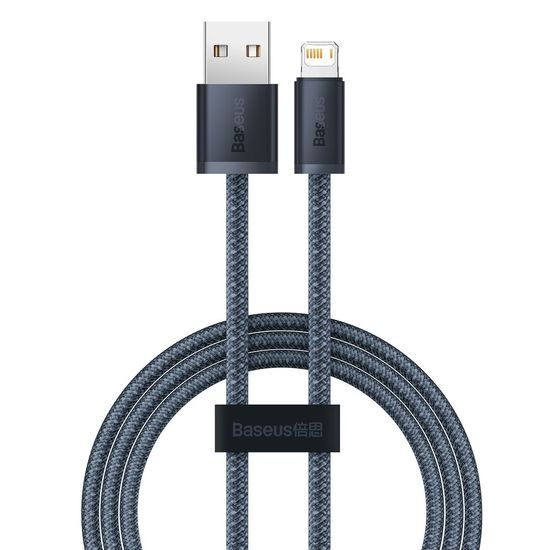Datový kabel USB-A - Lightning 2.4A 1m šedý - Baseus Dynamic Series Fast Charging