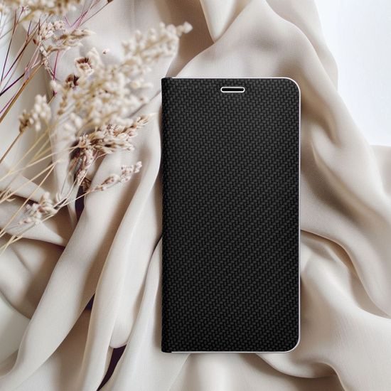 Pouzdro / obal na Samsung Galaxy Xcover 4 černé - knížkové Luna Carbon