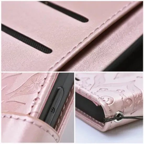 Pouzdro / obal na Apple iPhone 17 Pro růžové - knížkové Mezzo